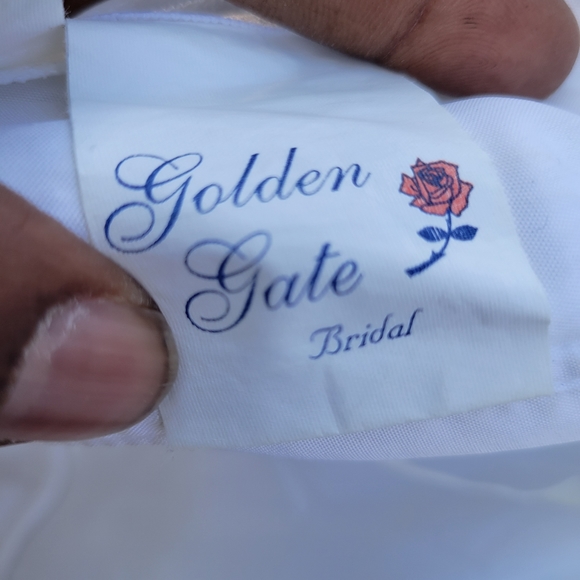 Golden Gate Wedding Ball Gown sz 8 - Picture 13 of 16